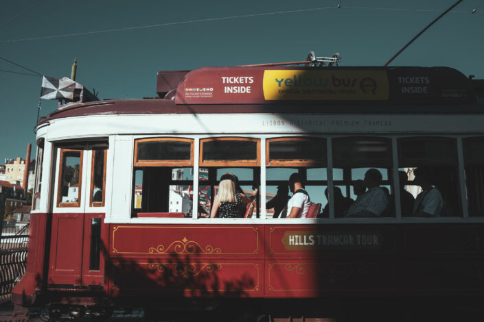 Tram of Lisbonne